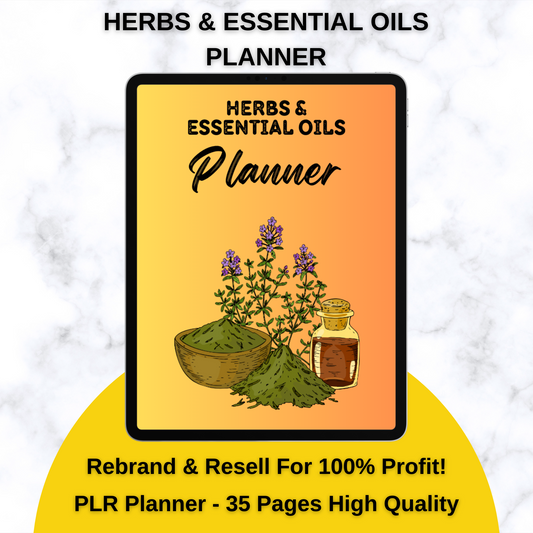 HERBS & ESSENTIAL OILS PLANNER